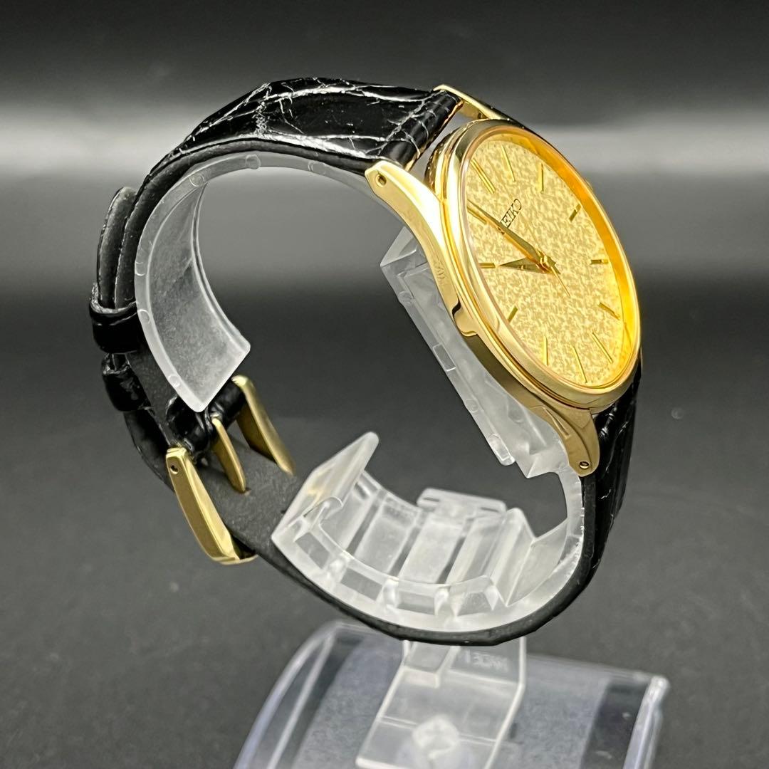 希少　稼動　腕時計　SEIKO　セイコー　ドルチェ　ゴールド　新品電池　D59