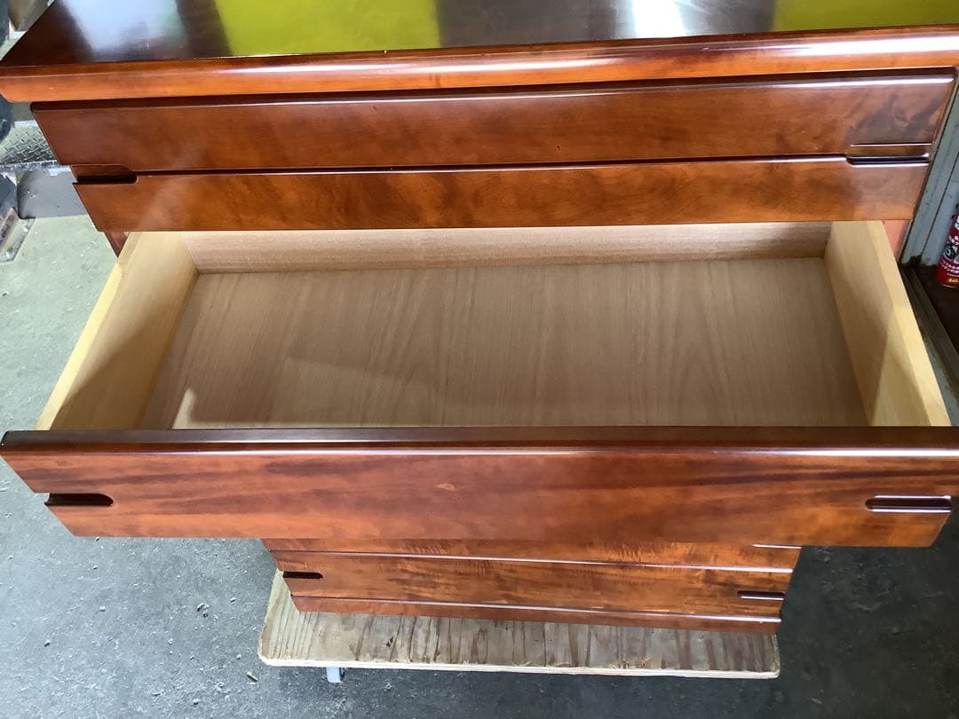 【昭和レトロ】和モダン 木目が素敵な7段和箪笥 タンス