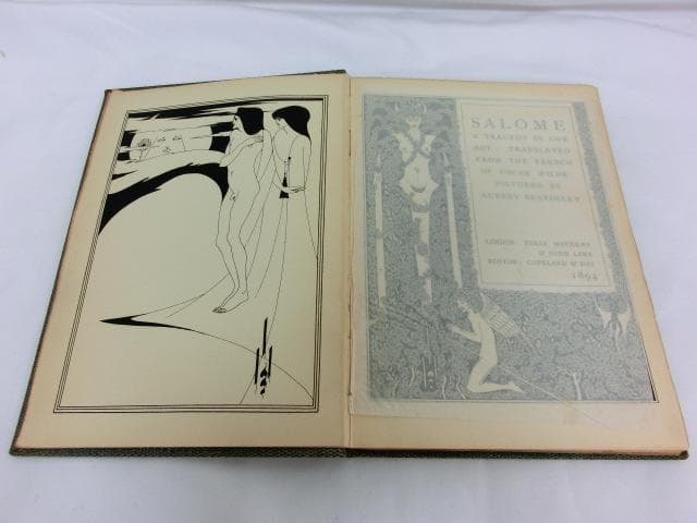 オスカー・ワイルド著『サロメ』オーブリー・ビアズリー画　1894年英語初版本