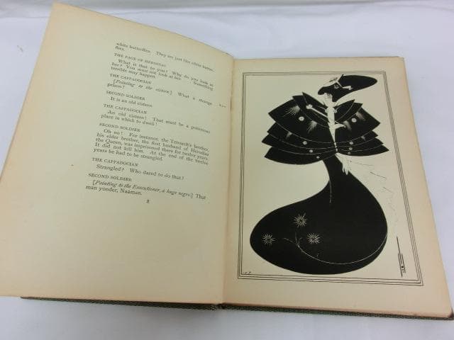 オスカー・ワイルド著『サロメ』オーブリー・ビアズリー画　1894年英語初版本
