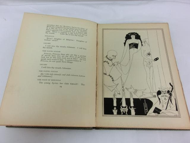 オスカー・ワイルド著『サロメ』オーブリー・ビアズリー画　1894年英語初版本
