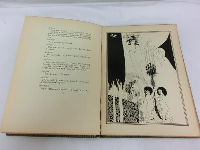 オスカー・ワイルド著『サロメ』オーブリー・ビアズリー画　1894年英語初版本