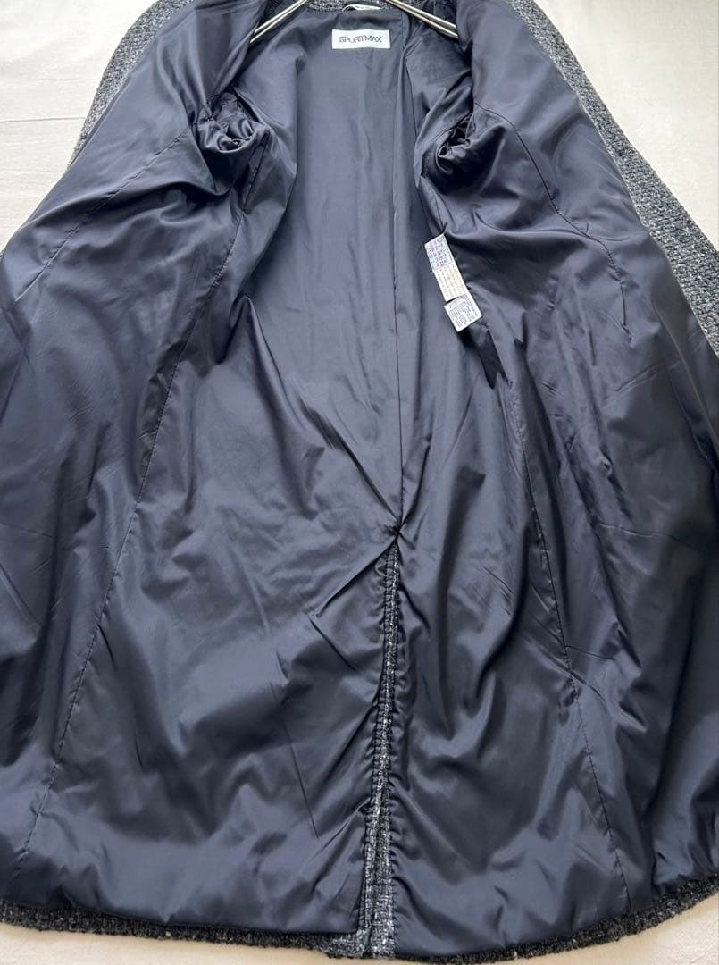 美品✨SPORTMAX イタリア製　ツイード　ロングコート マックスマーラ　40