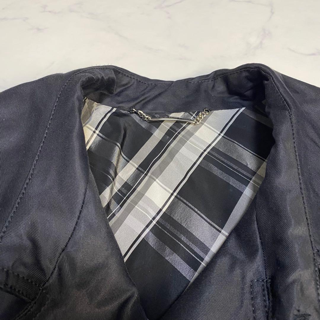 【美品】ドルチェアンドガッバーナ　トレンチコート XL相当　ブラック　ベルト付き