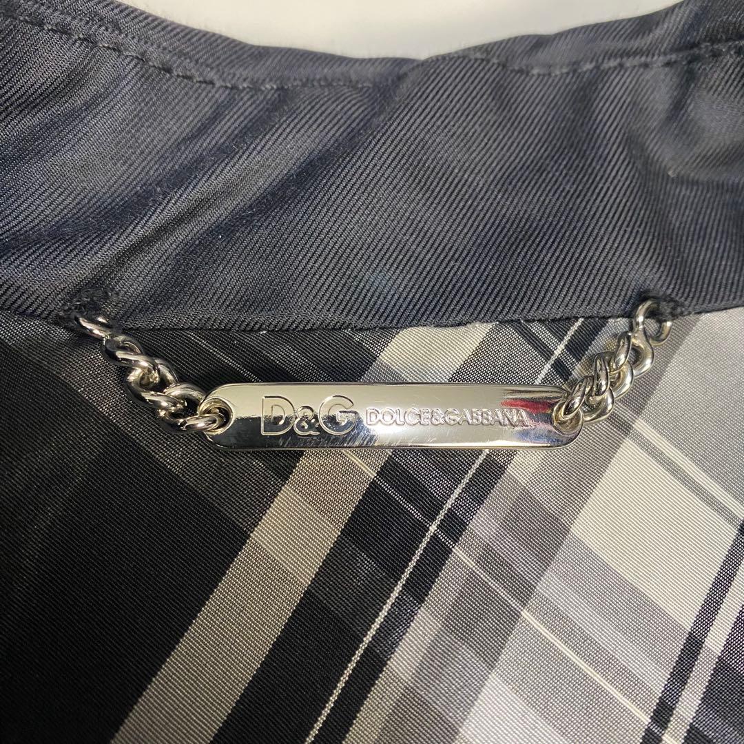 【美品】ドルチェアンドガッバーナ　トレンチコート XL相当　ブラック　ベルト付き