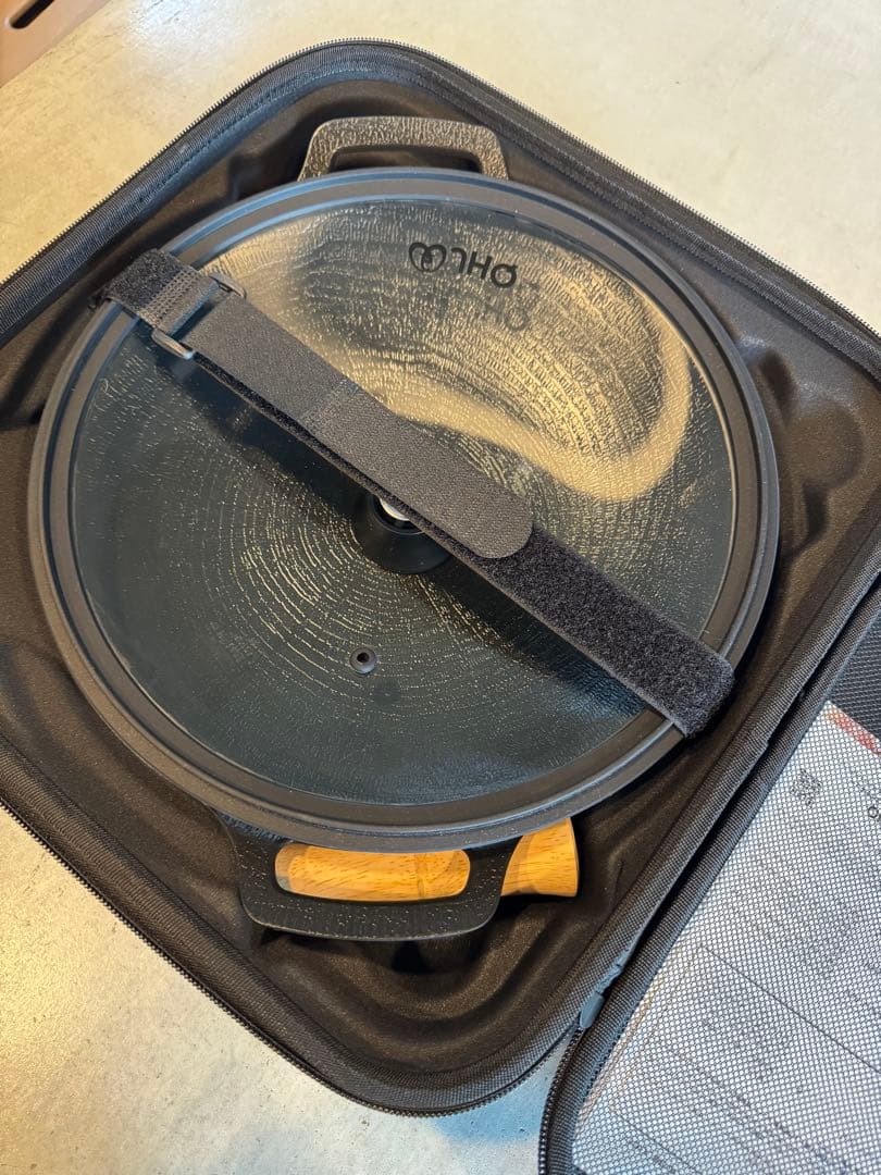 JHQ 鉄板マルチグリドル 正規品 IH 直火対応 軽量 深型29cm 蓋付き