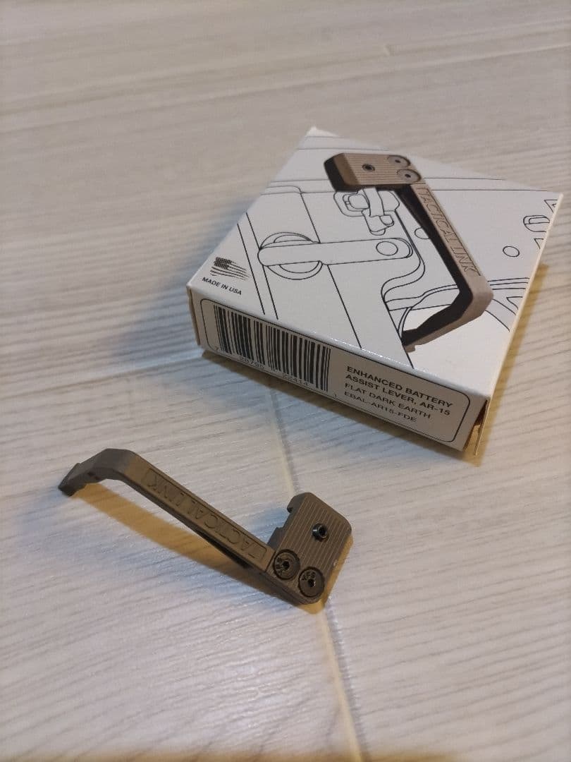 実物　TACTICAL LINK ボルトリリースレバー　MWS