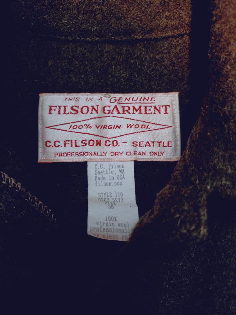 filson シングルマッキーノ 36