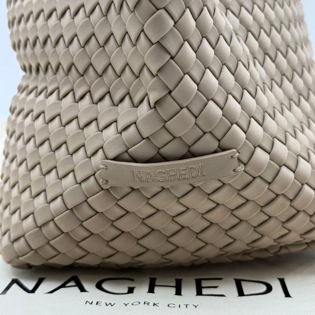 【極美品】NAGHEDI ST BARTHS MEDIUM トートバッグ ポーチ
