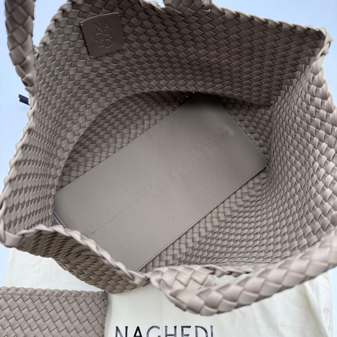 【極美品】NAGHEDI ST BARTHS MEDIUM トートバッグ ポーチ