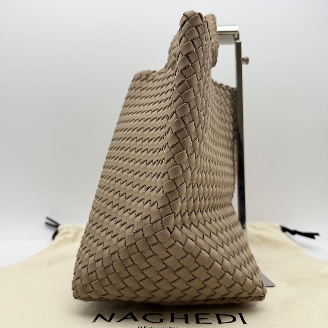 【極美品】NAGHEDI ST BARTHS MEDIUM トートバッグ ポーチ