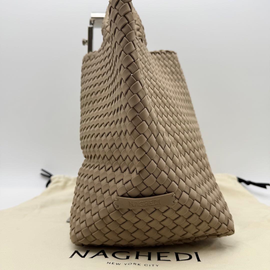 【極美品】NAGHEDI ST BARTHS MEDIUM トートバッグ ポーチ