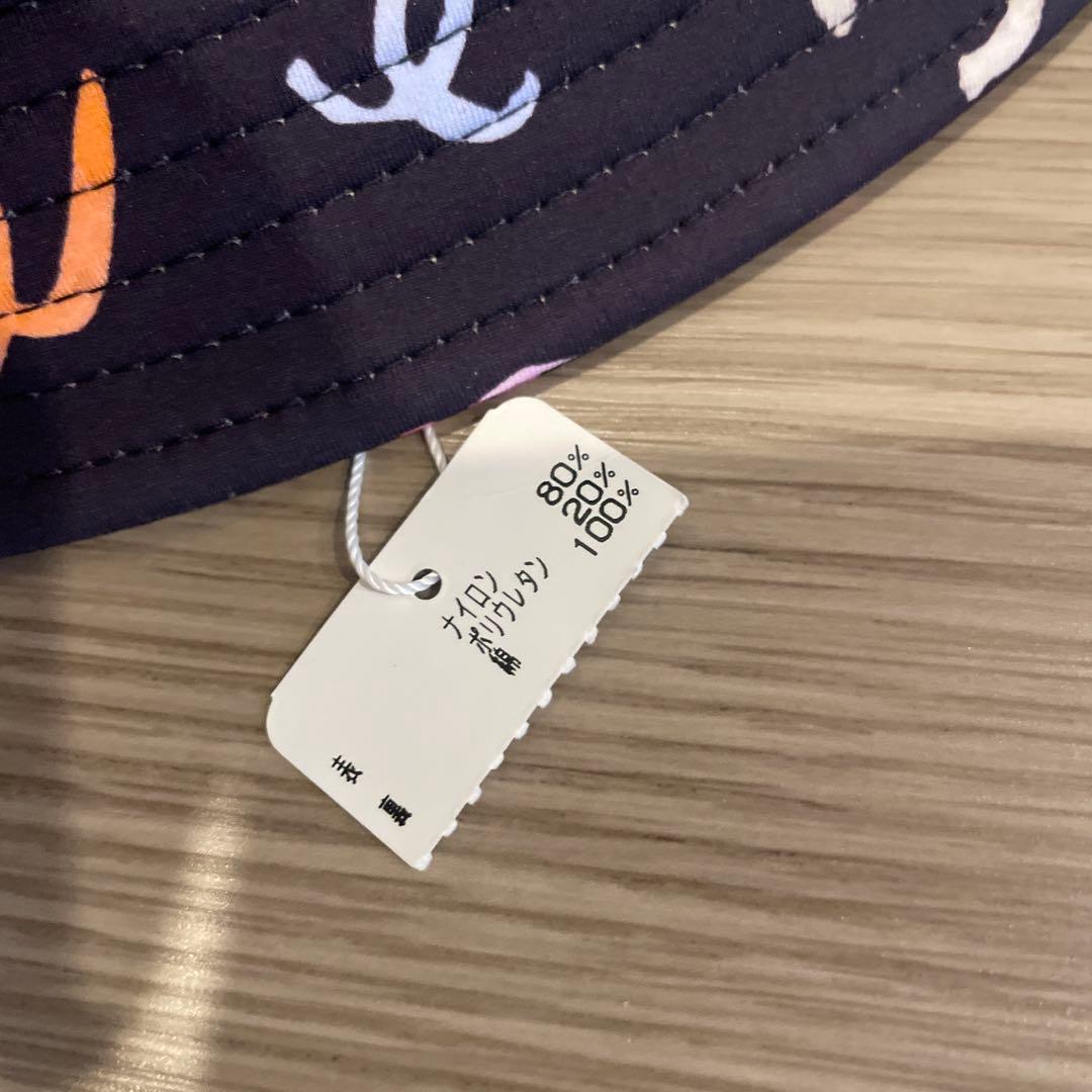 【新品未使用】CHANEL ココマーク総柄　バケットハット　ポリアミド　Ｌサイズ