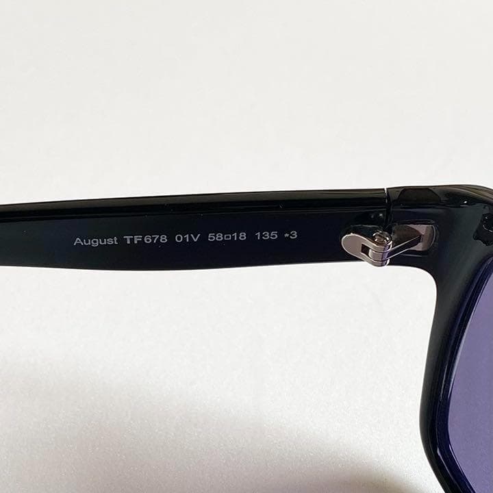 トム フォード サングラス AUGUST FT0678 01V 眼鏡 メガネ