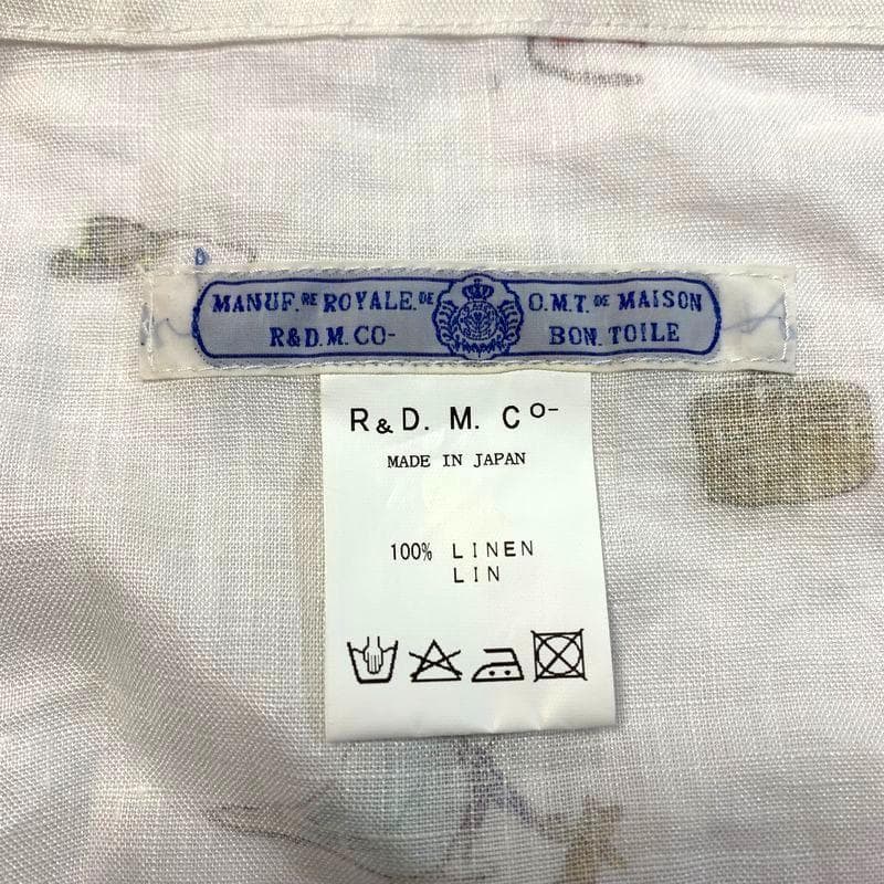 美品 R&D.M.CO オールドマンズテーラー リトルクイーン リネン エプロン