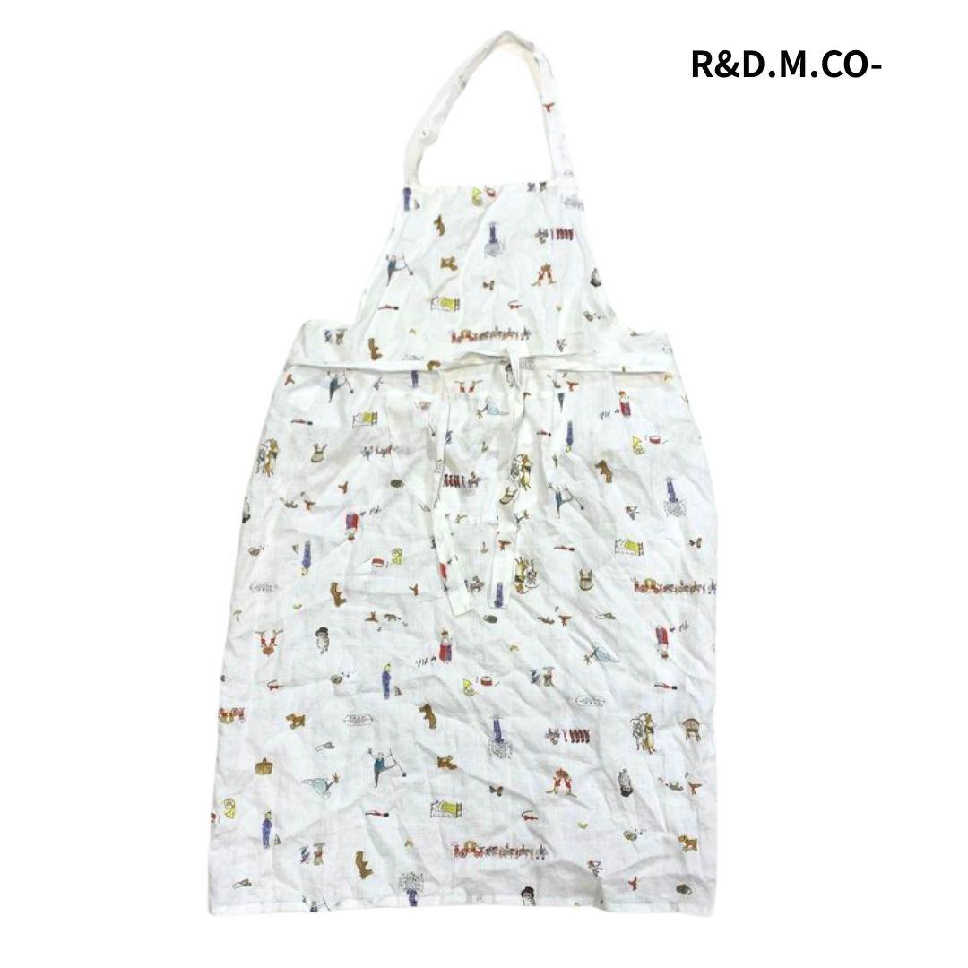 美品 R&D.M.CO オールドマンズテーラー リトルクイーン リネン エプロン