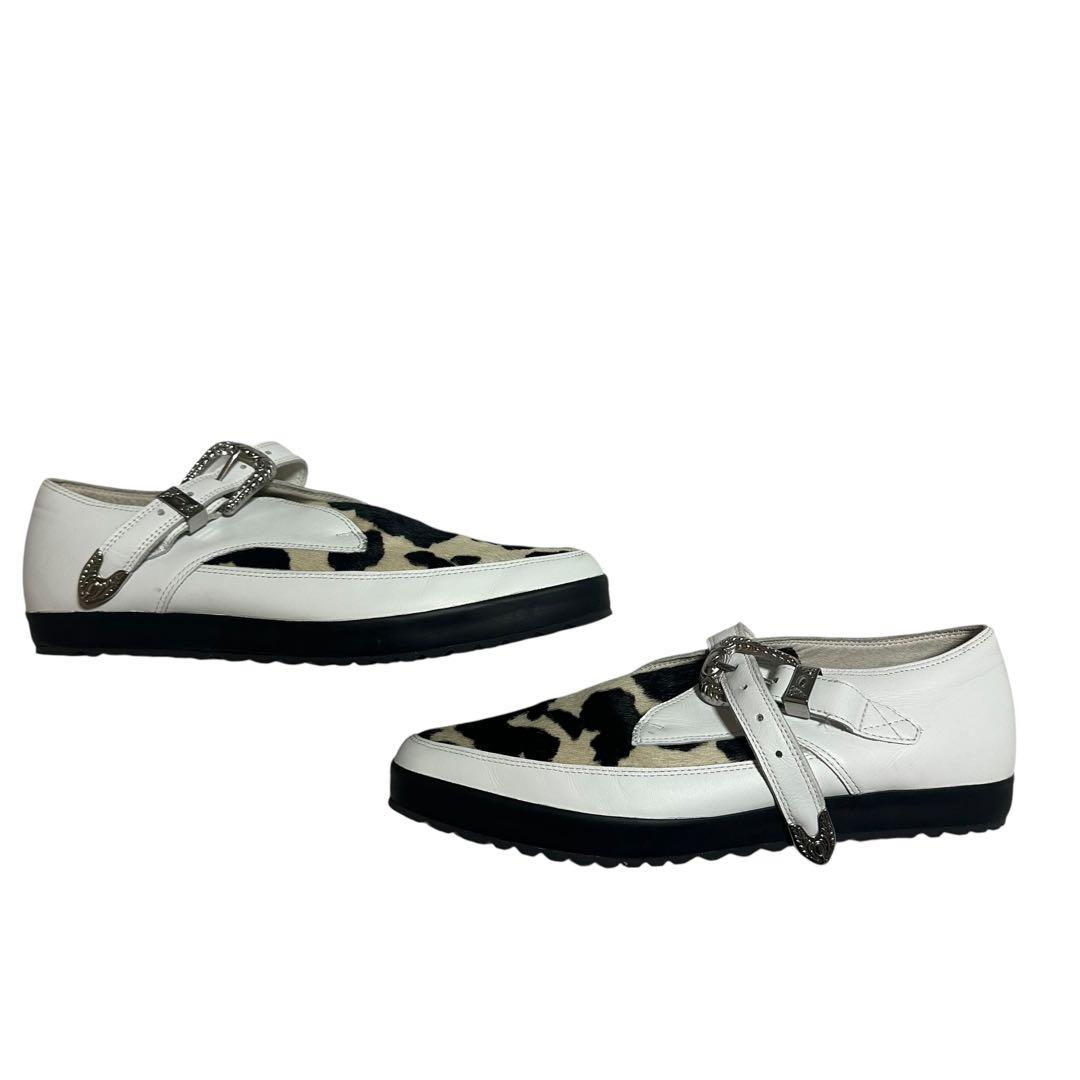 靴 10s adidas x Jeremy Scott leather loafer