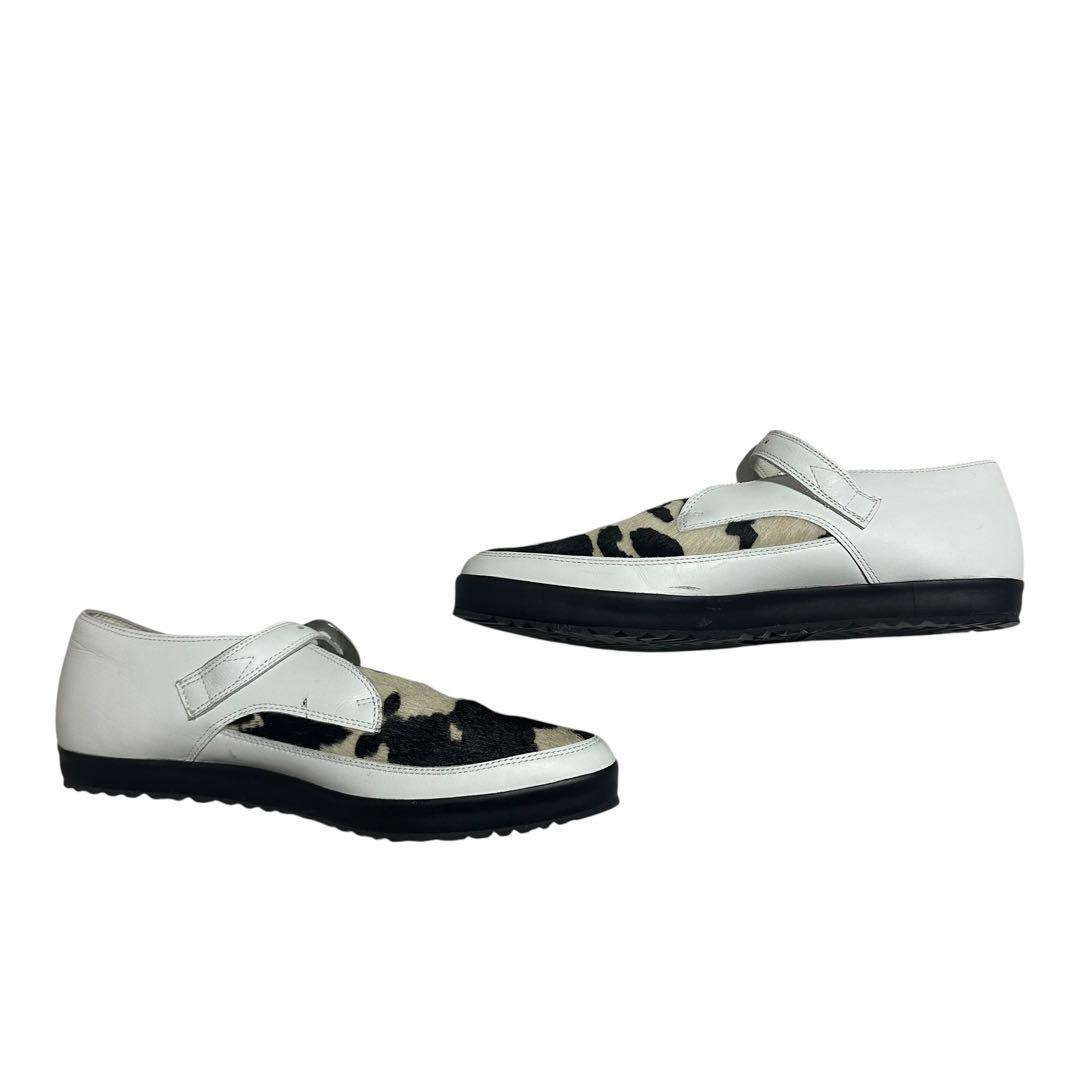 靴 10s adidas x Jeremy Scott leather loafer