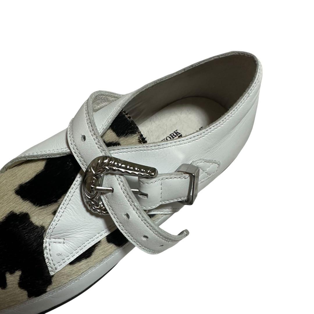 靴 10s adidas x Jeremy Scott leather loafer