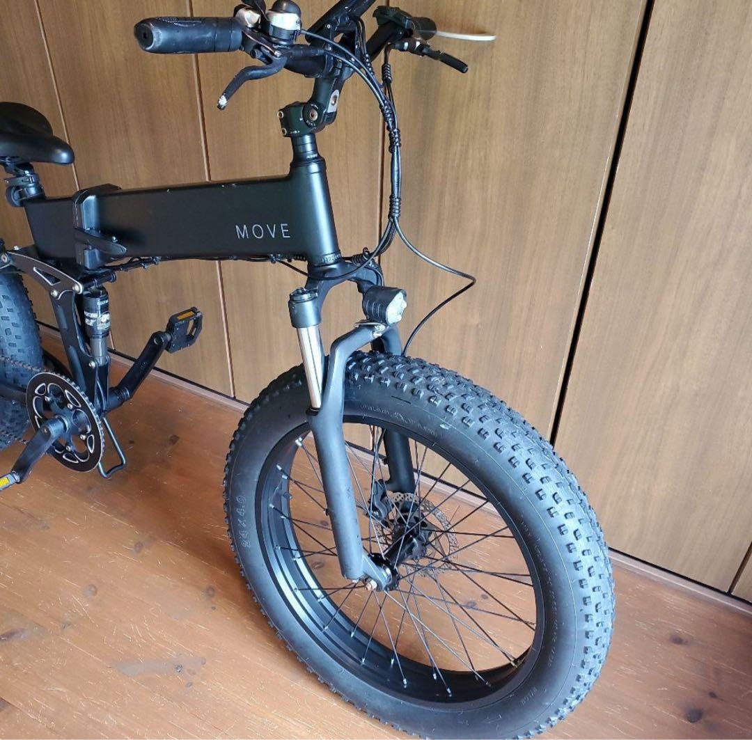 Ebike MOVE X 折りたたみ 電動バイク ファットタイヤ　オプション付き