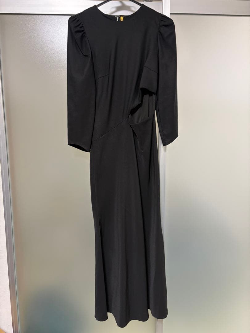 Ameri VINTAGE　HOLE SPANGLE LACE DRESS