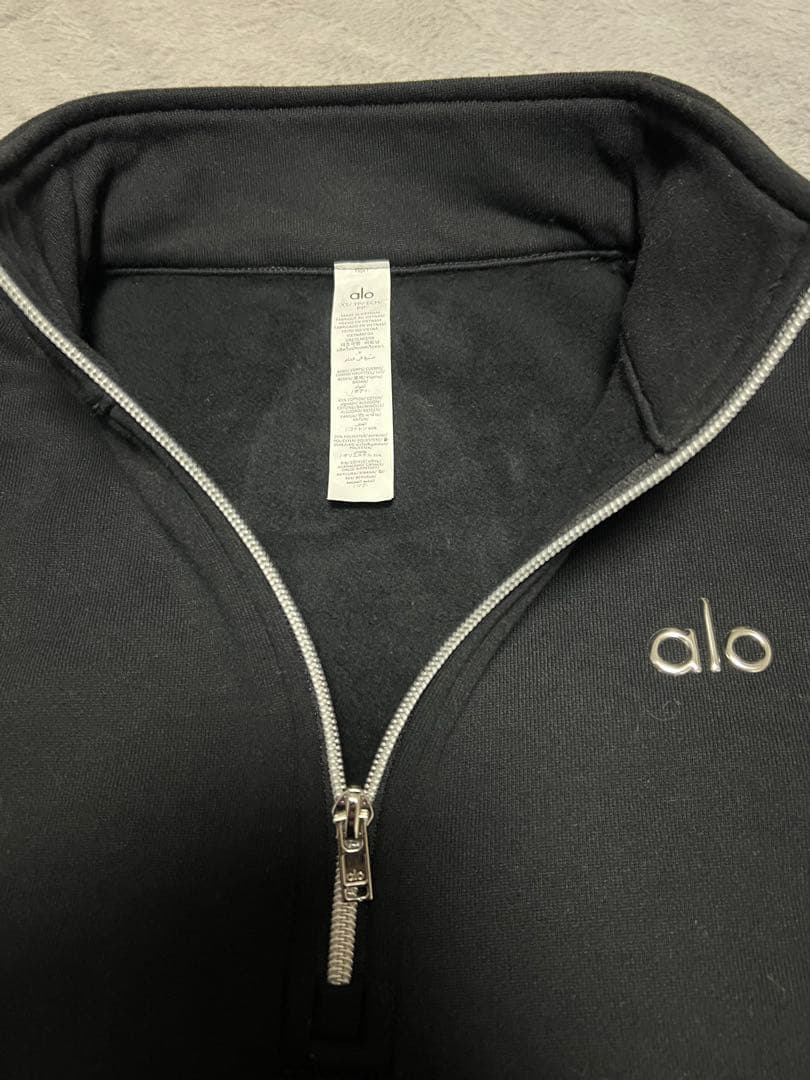 alo スウェット上下 ブラックXS ユニセックス