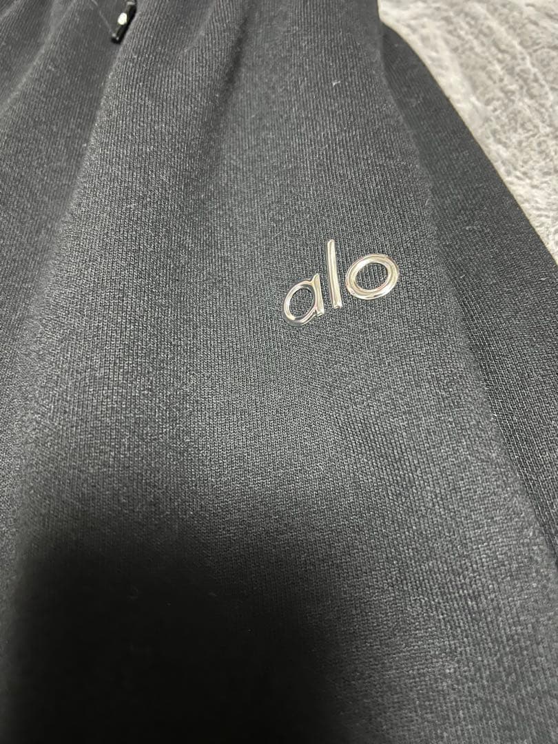 alo スウェット上下 ブラックXS ユニセックス