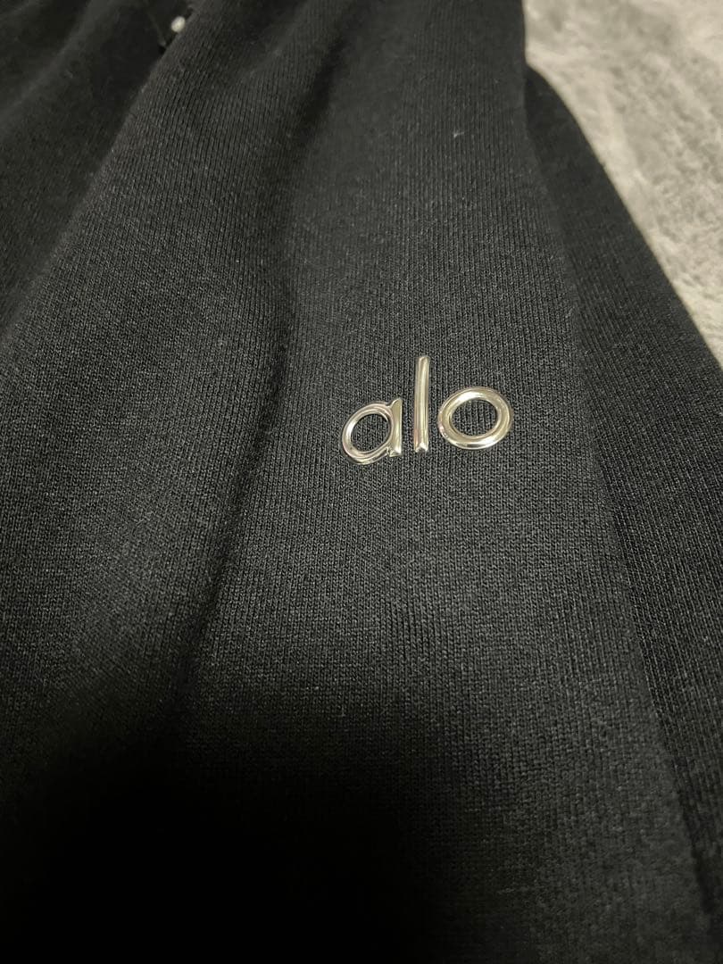 alo スウェット上下 ブラックXS ユニセックス
