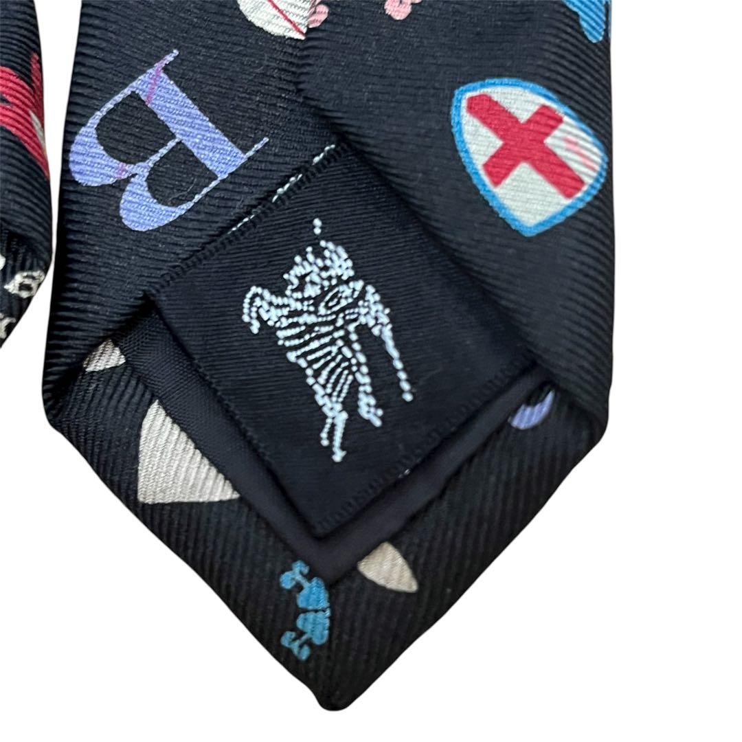 ✨美品　バーバリーブラックレーベル ネクタイ モノグラム ノバチェック ホース