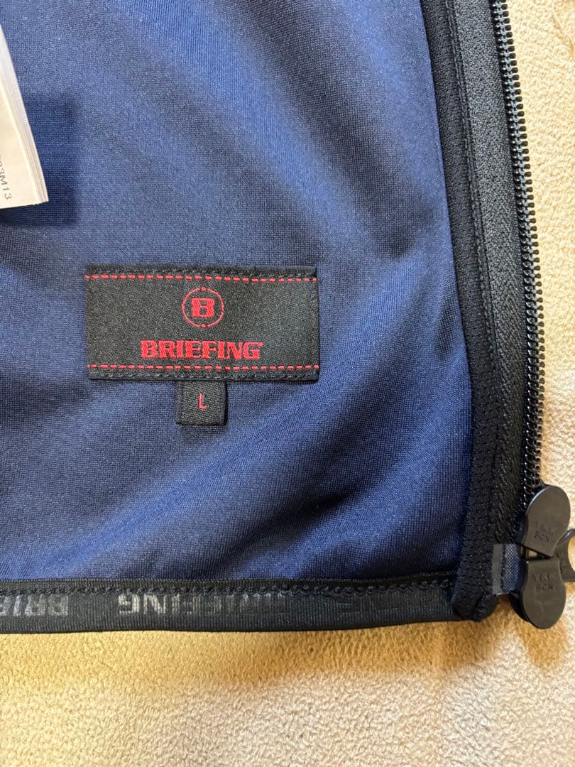 BRIEFINGブリーフィングゴルフストレッチ 3Dロゴベスト　極美品