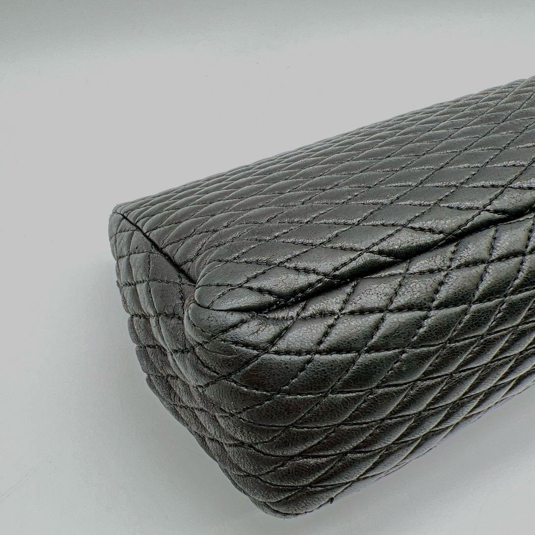 BALLY キルティング チェーン ショルダーバッグ　　ブラック f512