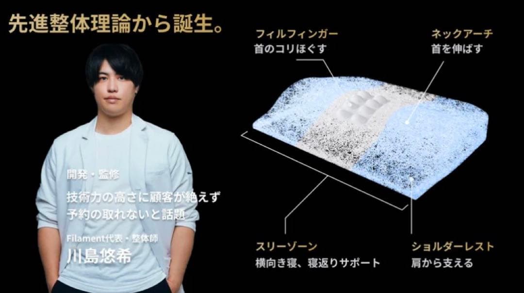 ★【一度のみ使用】FIL PILLOW フィルピロー　Filament