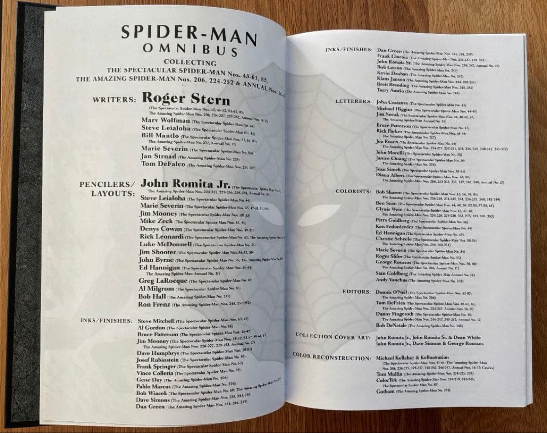 Spider-man Omnibus by Roger Stern アメコミ