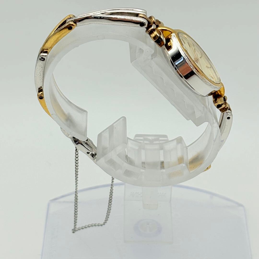 ★新品電池★ 稼働品 SEIKO 腕時計 レディース オーバル コンビカラー