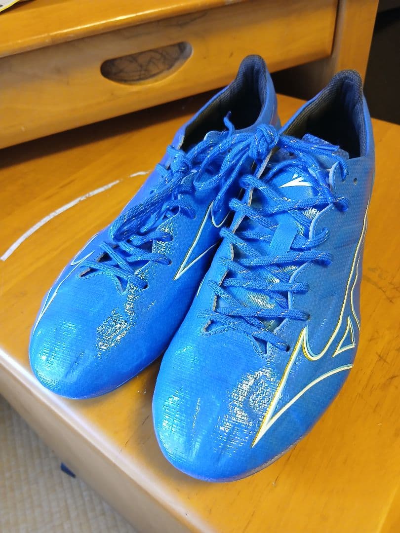 サッカースパイク ミズノアルファジャパン ブルー