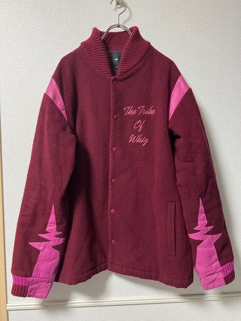 whiz スタジャン　初期型　激レア　レザー　00s ストリート　裏原系