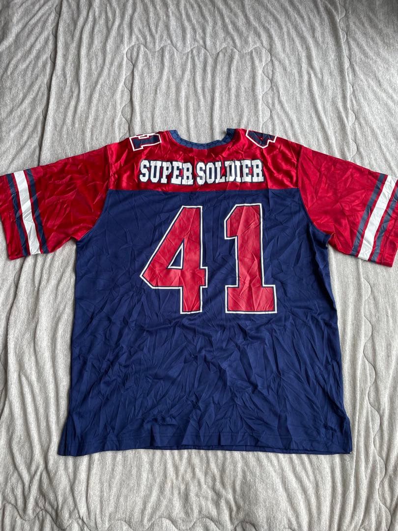 marvel キャプテンアメリカ　ユニフォーム・ゲームシャツ・アメフトシャツXL