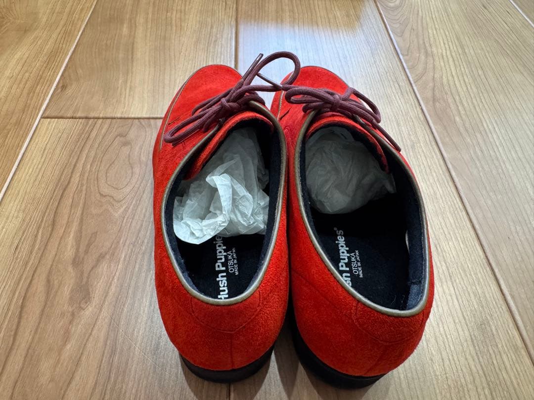 ハッシュパピー レディース レッドスエード size 24.0cm 超美品