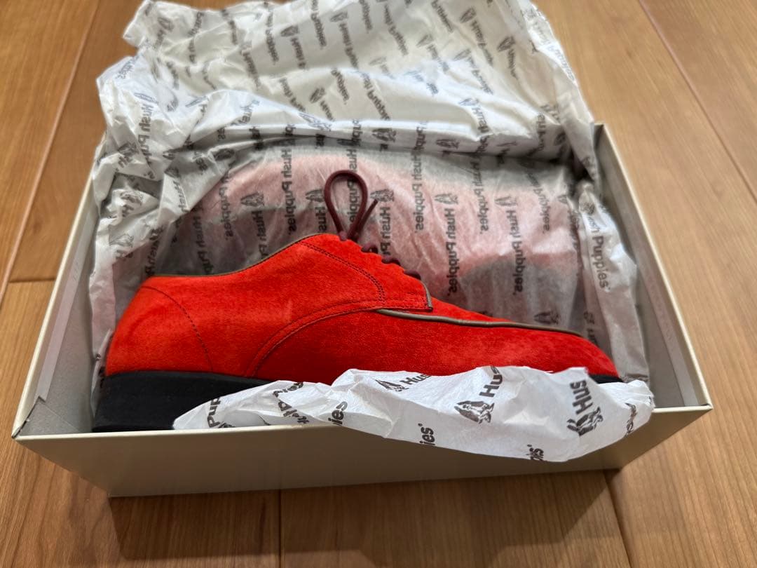 ハッシュパピー レディース レッドスエード size 24.0cm 超美品