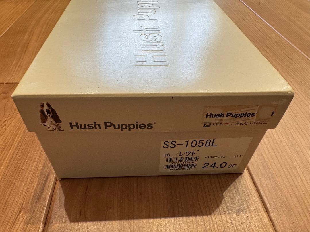 ハッシュパピー レディース レッドスエード size 24.0cm 超美品