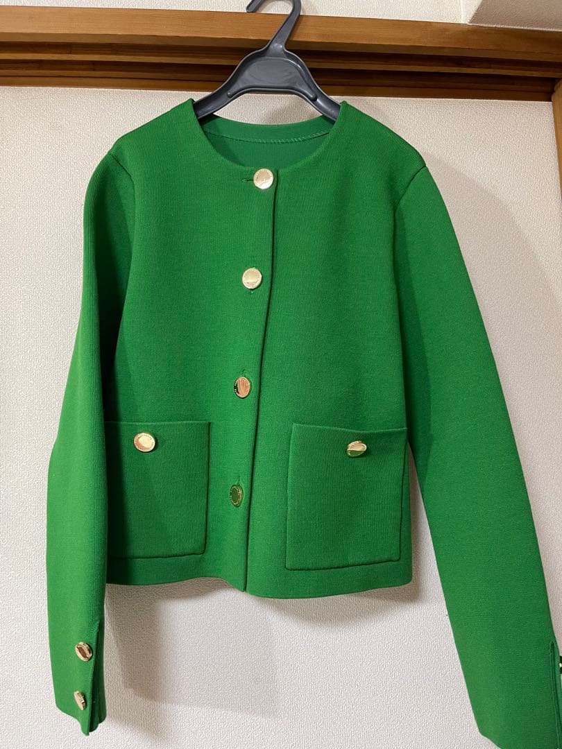 ksm♡ さん専用Apuweiser-riche 金釦ノーカラーニット