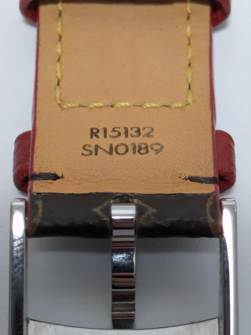 ルイヴィトン タンブール レザーベルト モノグラム R15132