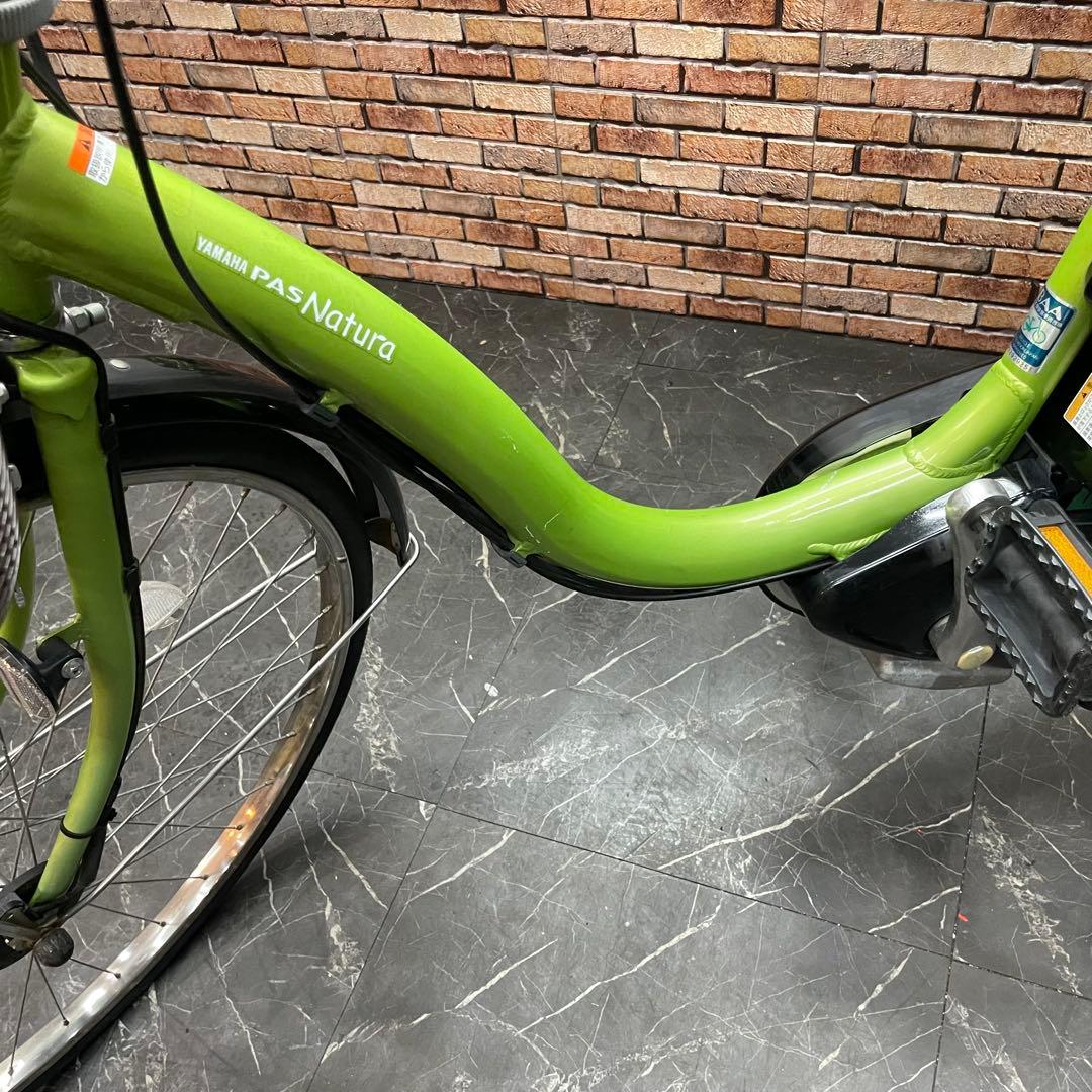 【1】電動自転車 YAMAHA PAS Natura 黄緑グリーン