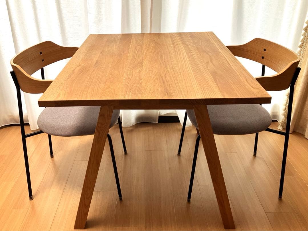 【関家具】カペル2脚セット　/ダイニングチェアKAPELL/オーク