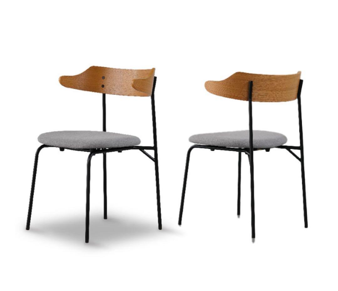 【関家具】カペル2脚セット　/ダイニングチェアKAPELL/オーク