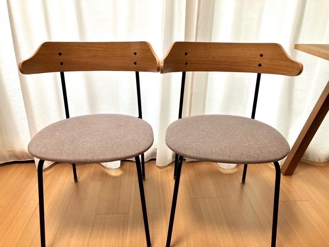 【関家具】カペル2脚セット　/ダイニングチェアKAPELL/オーク