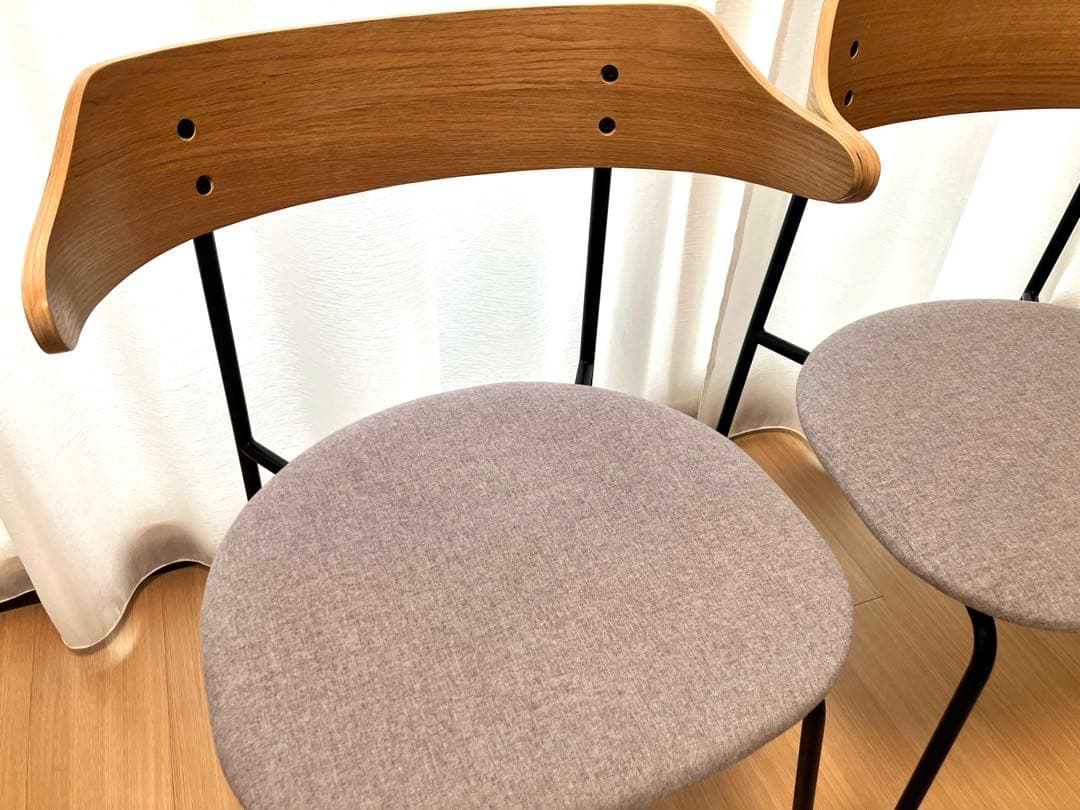 【関家具】カペル2脚セット　/ダイニングチェアKAPELL/オーク