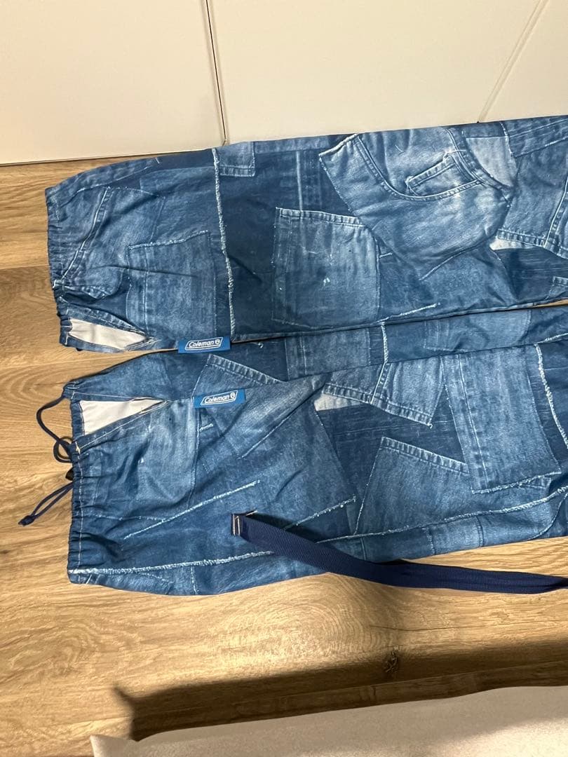 Coleman コールマン アウトドアチェア デニム風　2脚セット