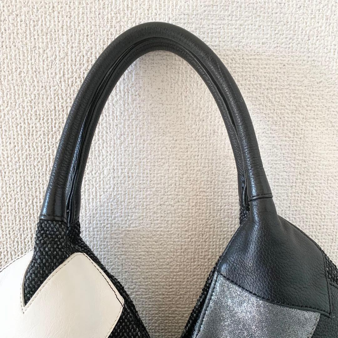 【美品　希少】シンクビー　バッグ　ジャスト　ハート ハンドバッグ　ジャガード