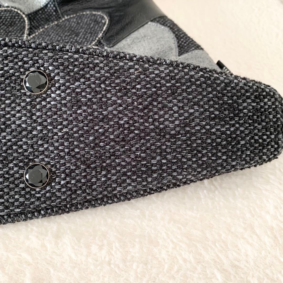 【美品　希少】シンクビー　バッグ　ジャスト　ハート ハンドバッグ　ジャガード